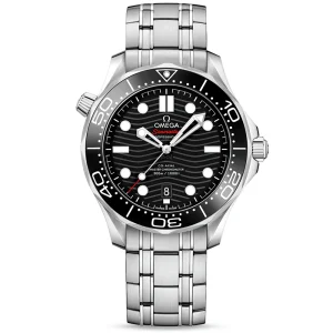 OMEGA Seamaster Diver 300m 42mm Black Dial Men's Bracelet Watch