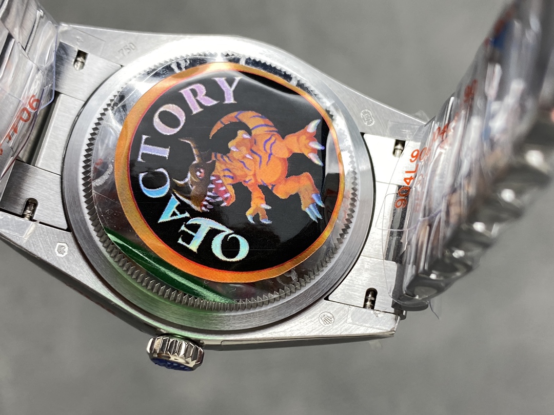 Rolex Day-Date 128239 Blue Ombre Diamond Dial 36MM Unisex Replica Watch - Image 9