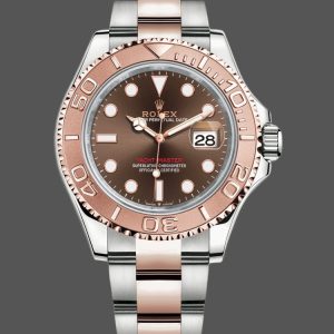 Rolex Yacht Master II 116621 Chocolate Dial Rose Gold 40mm Mens Replica Watch