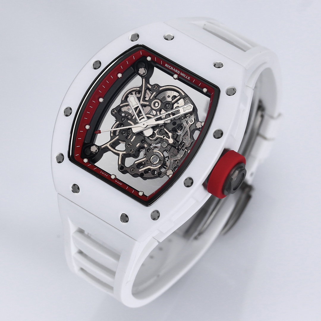 Richard Miller RM 055 RMUL2 NTPT Carbon Fiber White Case Red Mark - Image 6