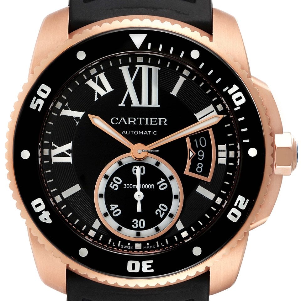 CARTIER Calibre Rose Gold Black 42mm WGCA0010 - Image 2