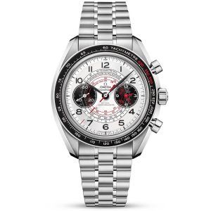 OMEGA Speedmaster Chronoscope 43mm Silver/Black Dial Chronograph Bracelet Watch