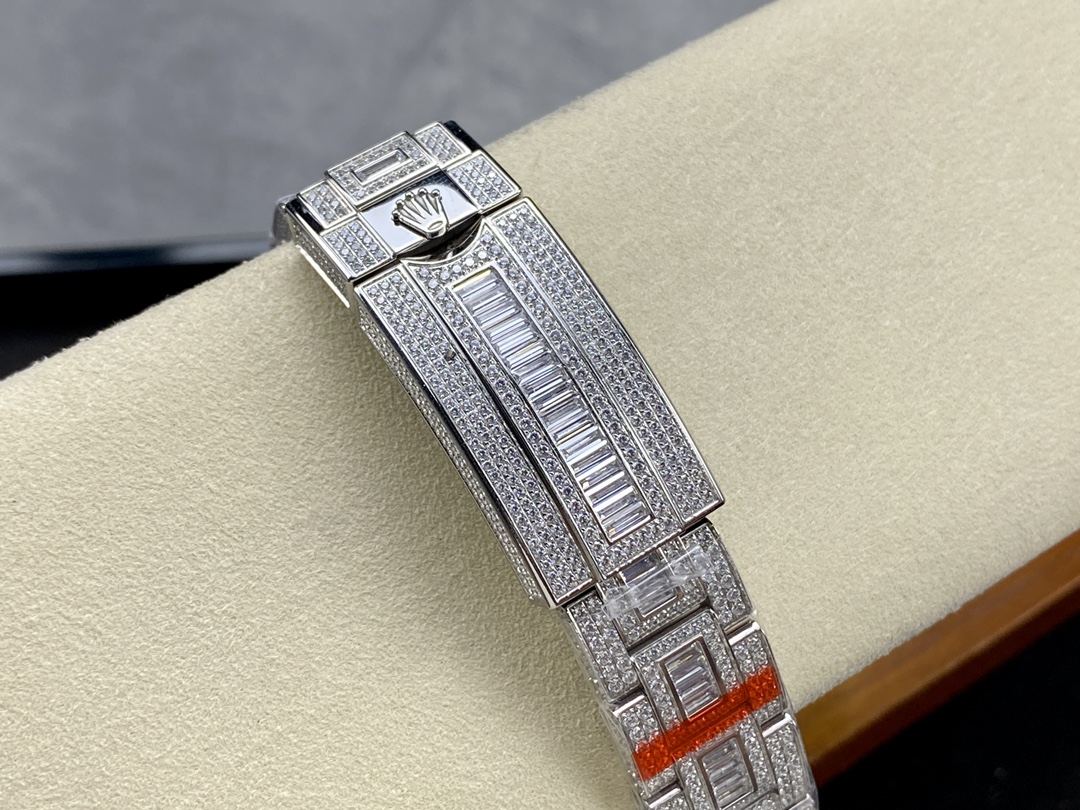 Rolex GMT Master AMG 126710BLRO 40mm With Dual Time & Sapphire Mirror Diamond Watch - Image 11