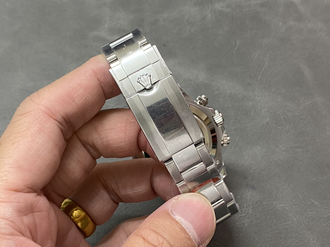 Rolex Cosmograph Daytona 116509 Blue Index Dial 40MM Mens Replica Watch - Image 10