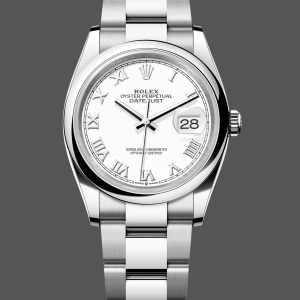 Rolex Datejust m126200 0008 White Roman Dial Stainless Steel 36MM Unisex Replica Watch