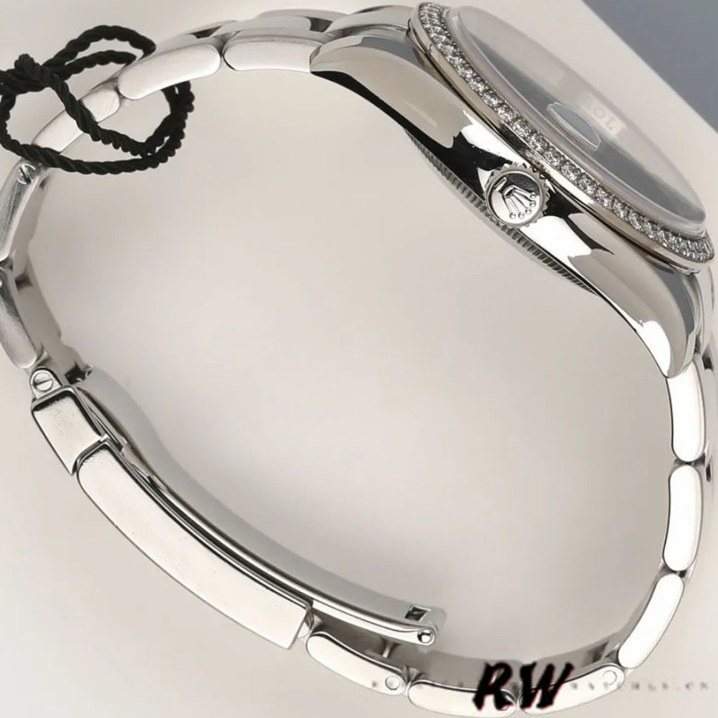 Rolex Datejust 116244 Bronze Floral Arabic Diamond Dial 36mm Unisex Replica Watch - Image 4