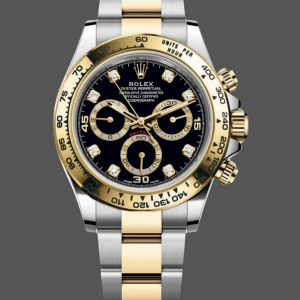 Rolex Daytona Black Dial Two Tone Oyster 116503 40mm Men's Watch