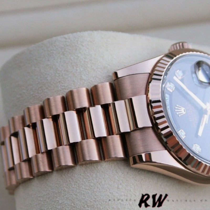 Rolex Day-Date 118235 Rose Gold Chocolate Brown Dial 36mm Unisex Replica Watch - Image 14