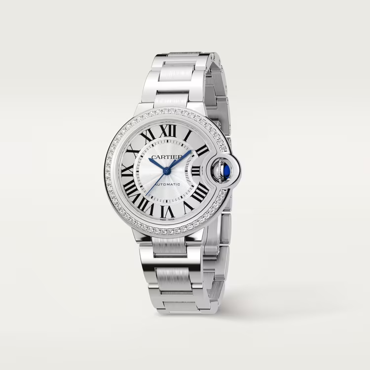 CARTIER BALLON BLEU Diamond Bezel 33mm - Image 2