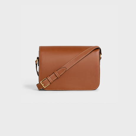CLASSIQUE TRIOMPHE BAG IN NATURAL CALFSKIN TAN - Image 4