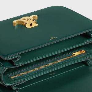 CLASSIQUE TRIOMPHE BAG IN SHINY CALFSKIN AMAZONE