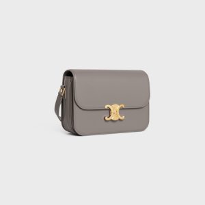 CLASSIQUE TRIOMPHE BAG IN SHINY CALFSKIN PEBBLE