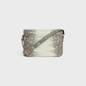 CLASSIQUE TRIOMPHE BAG IN LIZARD NATURAL