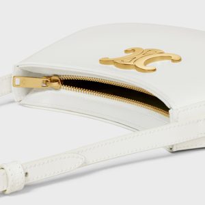 MEDIUM TILLY BAG IN SHINY CALFSKIN WHITE