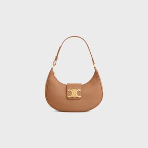 MEDIUM AVA TRIOMPHE BAG IN SMOOTH CALFSKIN BRONZE