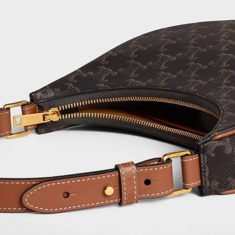 AVA BAG IN TRIOMPHE CANVAS AND CALFSKIN TAN - Image 4