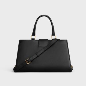 MEDIUM APPOLINE BAG IN SUPPLE CALFSKIN BLACK
