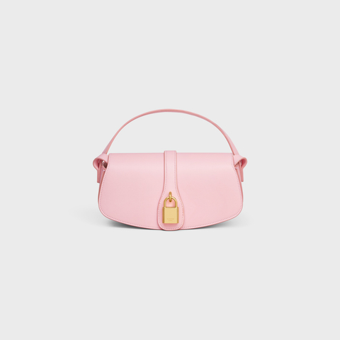 CLUTCH ON STRAP TABOU IN SMOOTH CALFSKIN PINK - Image 5