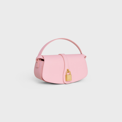CLUTCH ON STRAP TABOU IN SMOOTH CALFSKIN PINK - Image 4