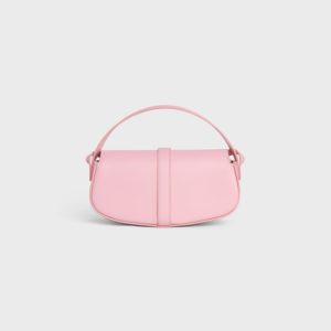 CLUTCH ON STRAP TABOU IN SMOOTH CALFSKIN PINK