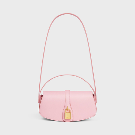 CLUTCH ON STRAP TABOU IN SMOOTH CALFSKIN PINK - Image 2