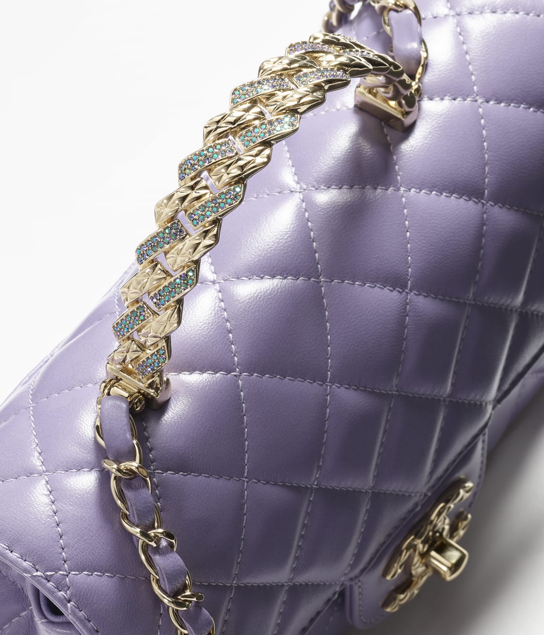 CHANEL MINI FLAP BAG WITH TOP HANDLE