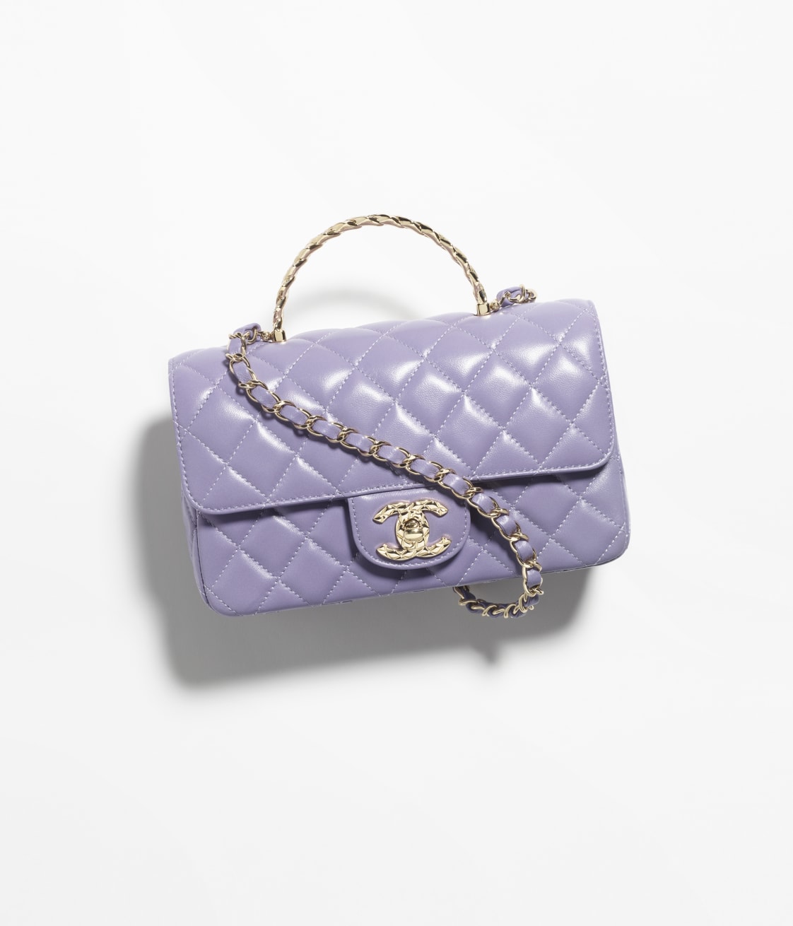 CHANEL MINI FLAP BAG WITH TOP HANDLE - Image 2