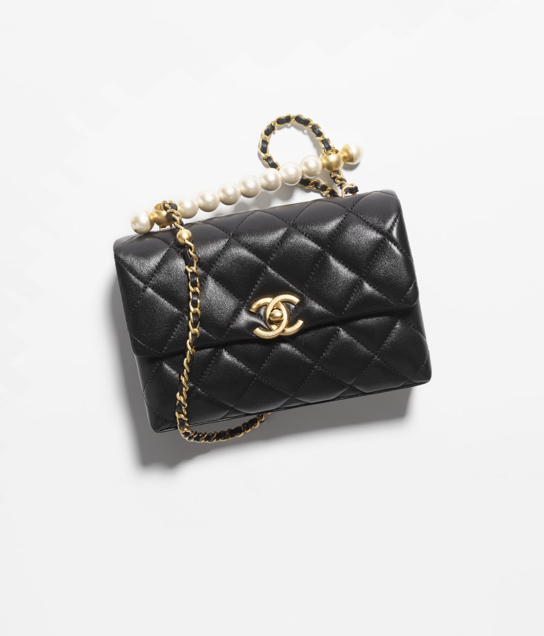 CHANEL MINI FLAP BAG WITH TOP HANDLE - Image 3