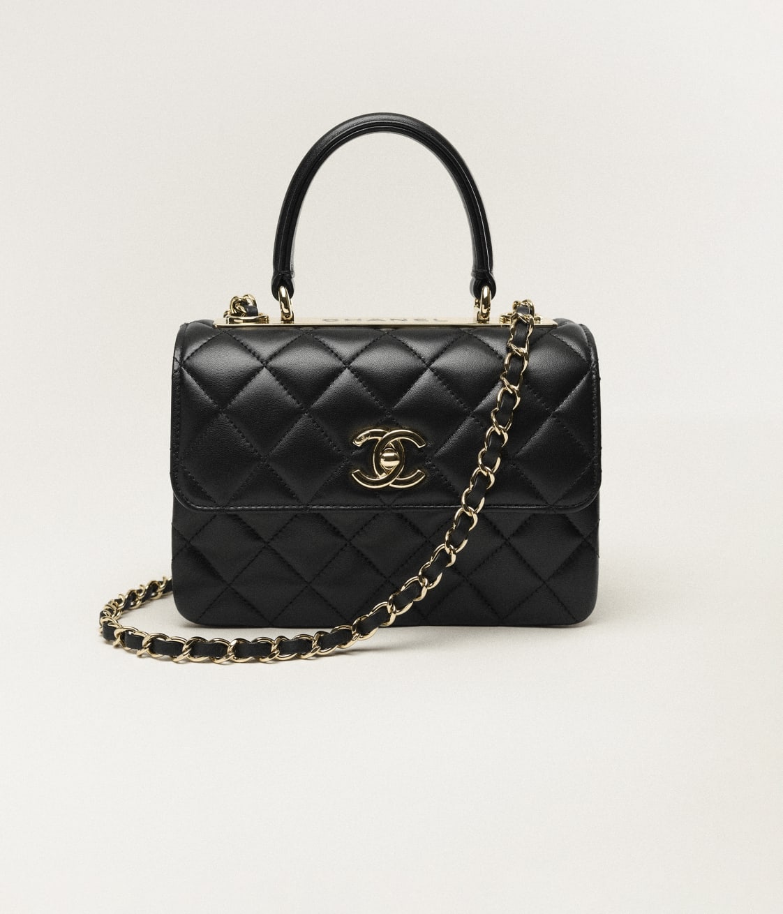 CHANEL MINI FLAP BAG WITH TOP HANDLE - Image 4