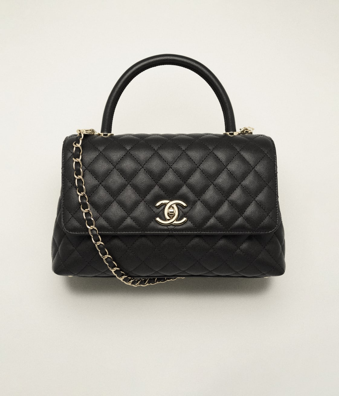 CHANEL LARGE FLAP BAG WITH TOP HANDLE