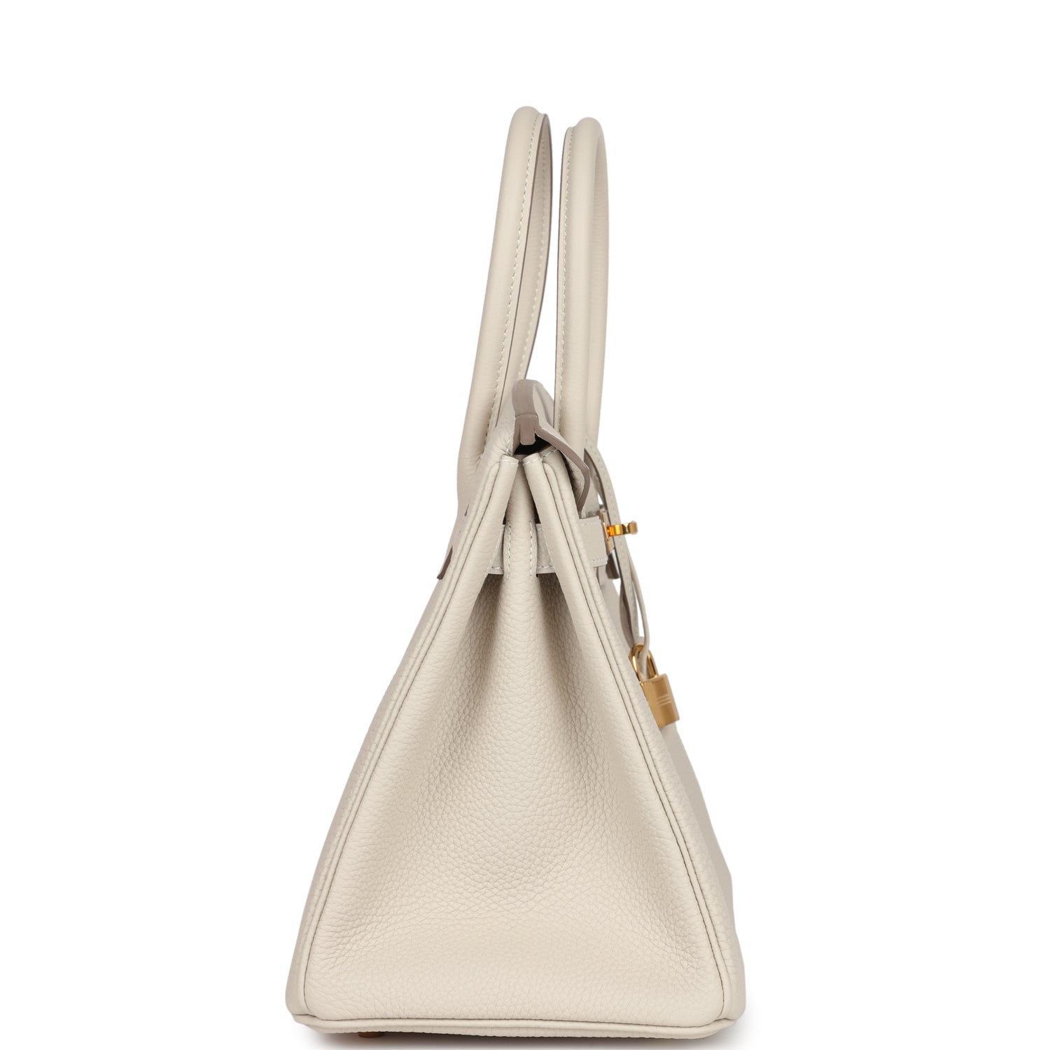 Hermes Birkin 30 Craie Togo Gold Hardware - Image 9