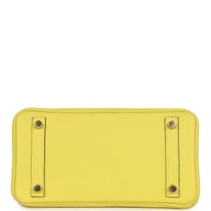 Hermes Special Order (HSS) Birkin 25 Lime Verso Clemence Rose Gold Hardware