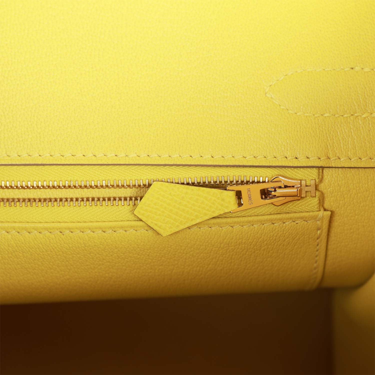 Hermes Birkin 30 Lime Epsom Gold Hardware - Image 7