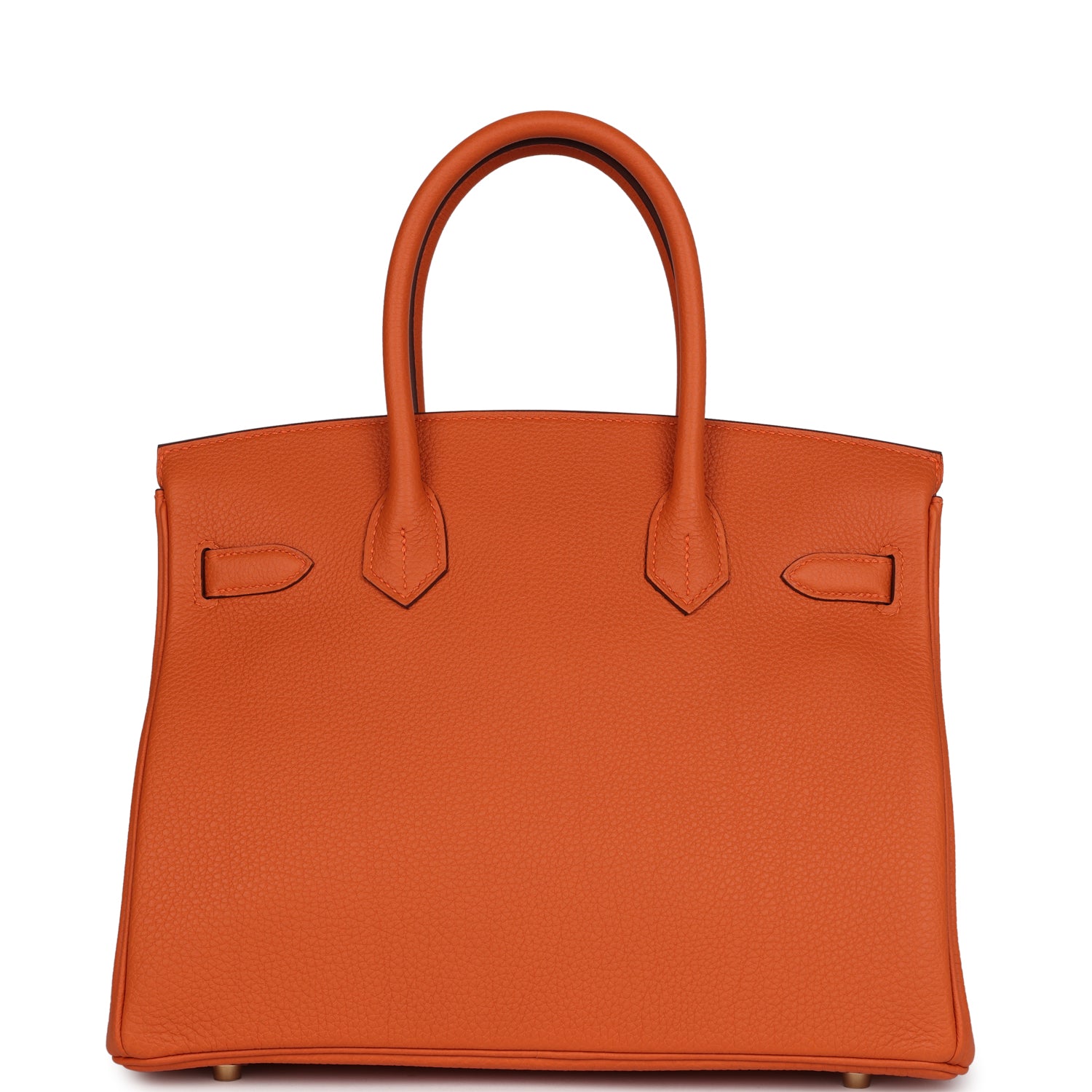 Hermes Birkin 30 Orange Togo Gold Hardware - Image 6