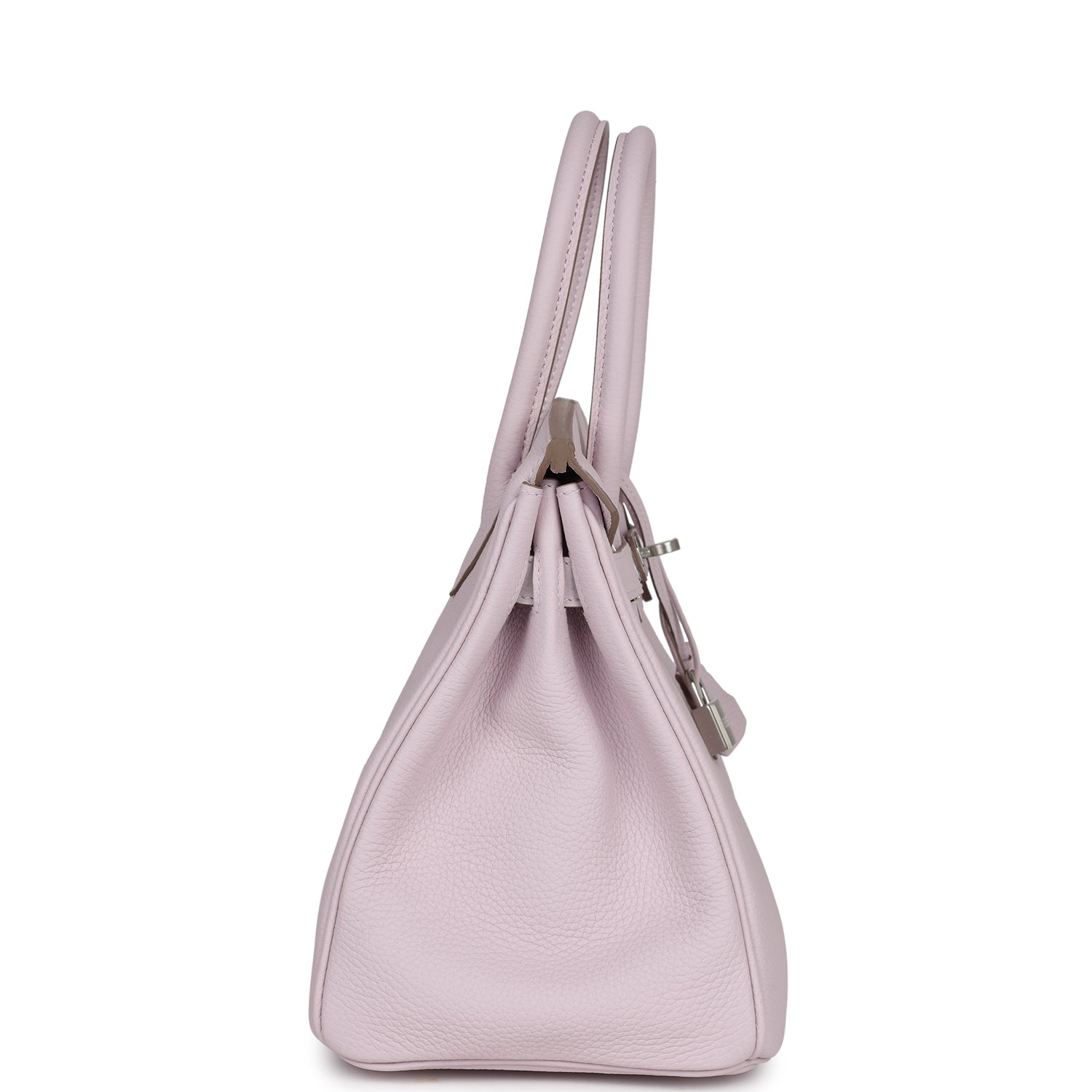 Hermes Birkin 30 Mauve Pale Clemence Palladium Hardware