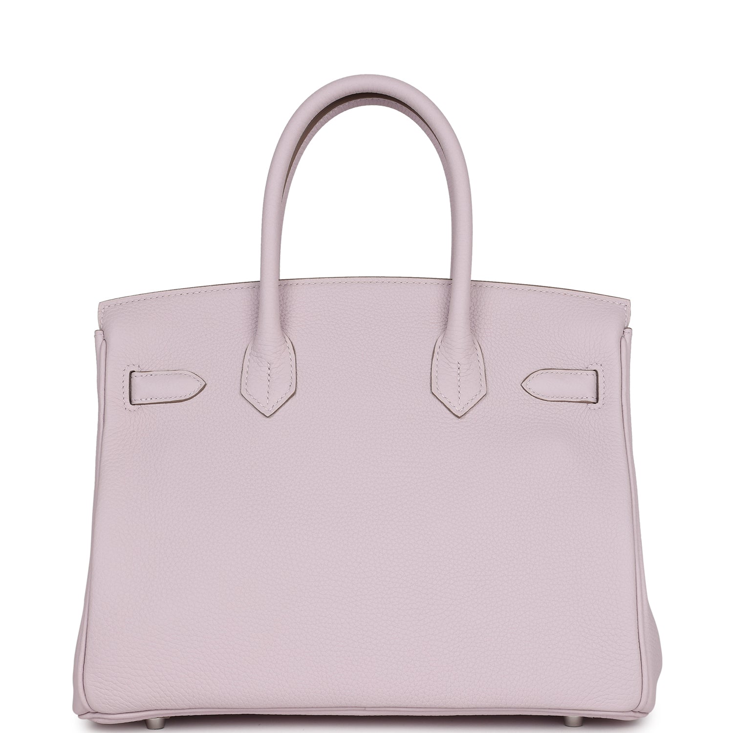 Hermes Birkin 30 Mauve Pale Clemence Palladium Hardware - Image 8