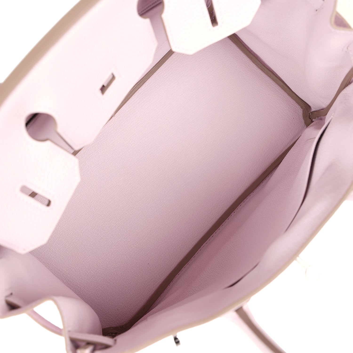Hermes Birkin 30 Mauve Pale Clemence Palladium Hardware - Image 6
