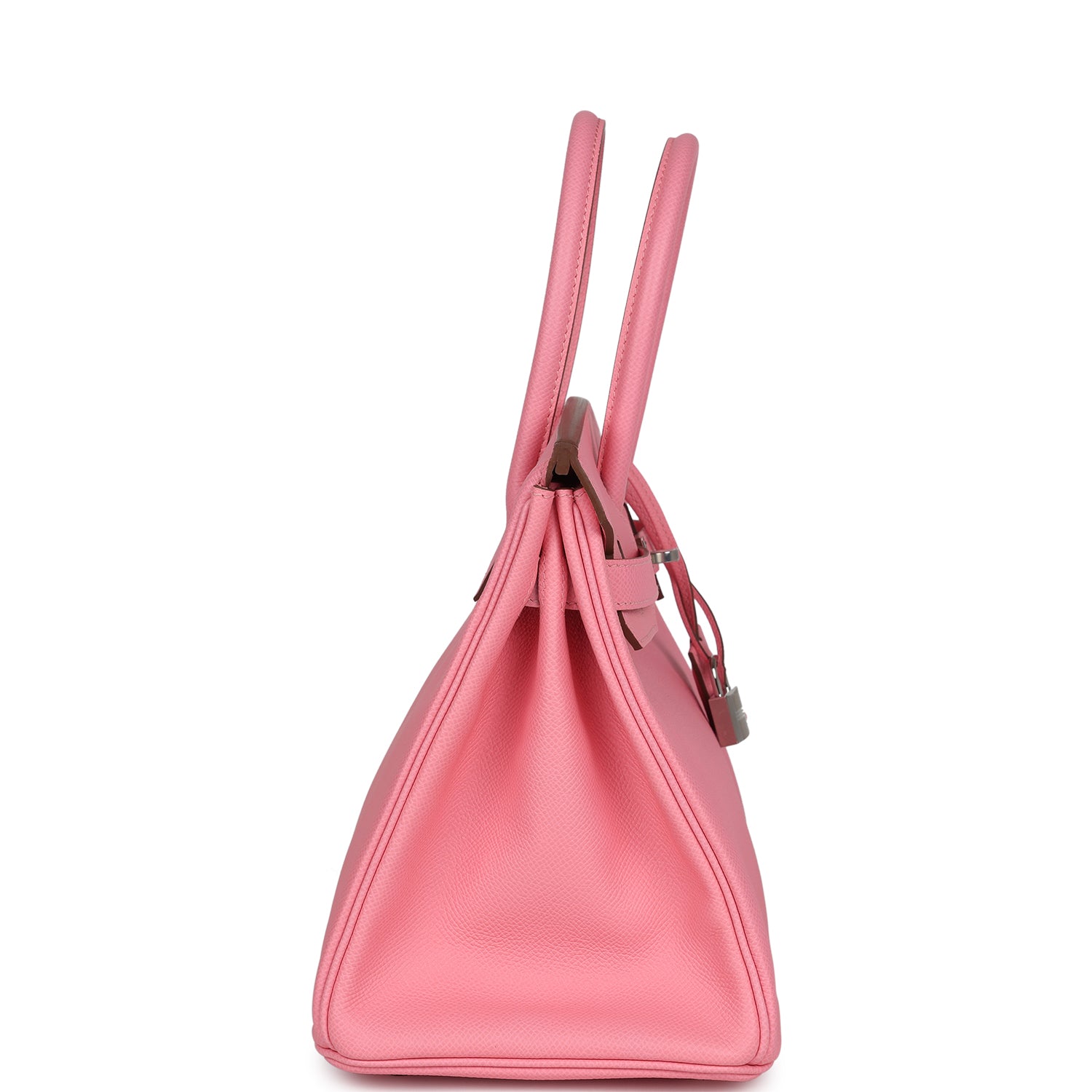 Hermes Birkin 30 Rose Confetti Epsom Palladium Hardware - Image 6