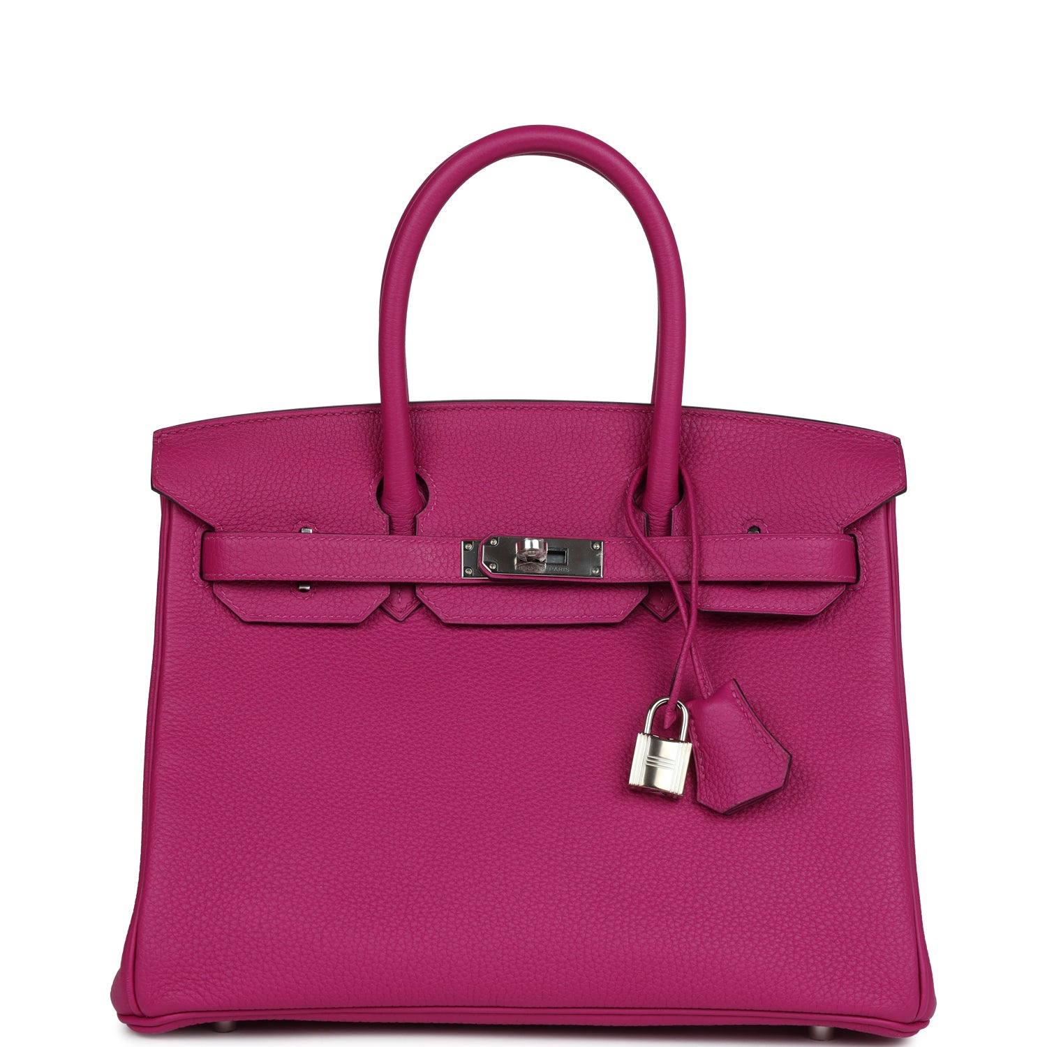 Hermes Birkin 30 Rose Pourpre Togo Palladium Hardware - Image 7