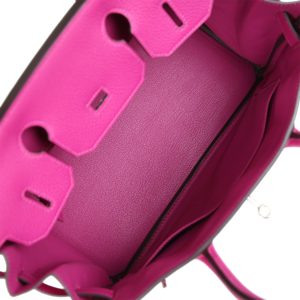 Hermes Birkin 30 Rose Pourpre Togo Palladium Hardware