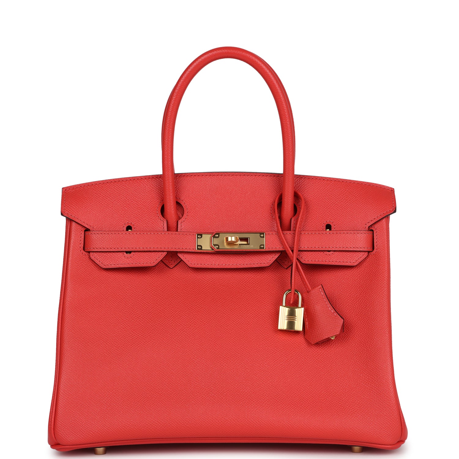 Hermes Birkin 30 Rose Jaipur Epsom Gold Hardware - Image 5