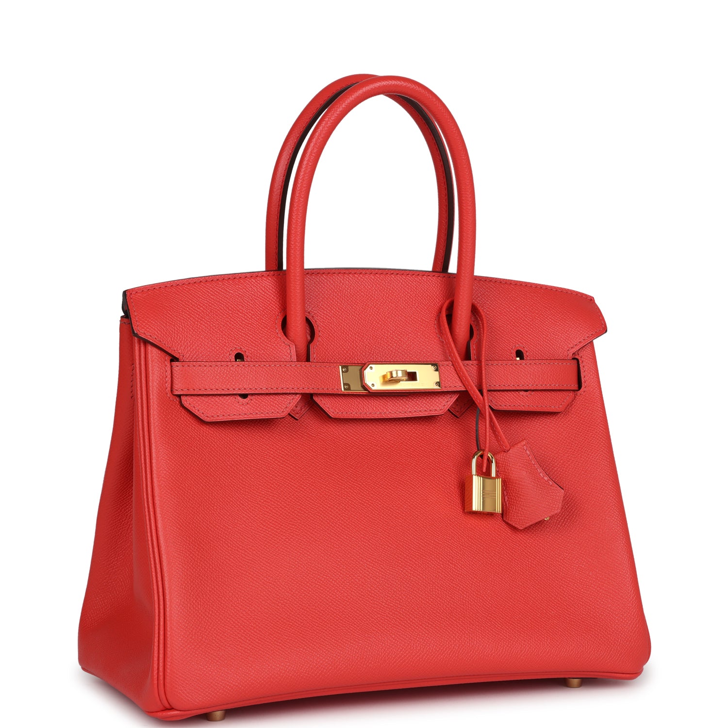Hermes Birkin 30 Rose Jaipur Epsom Gold Hardware - Image 4