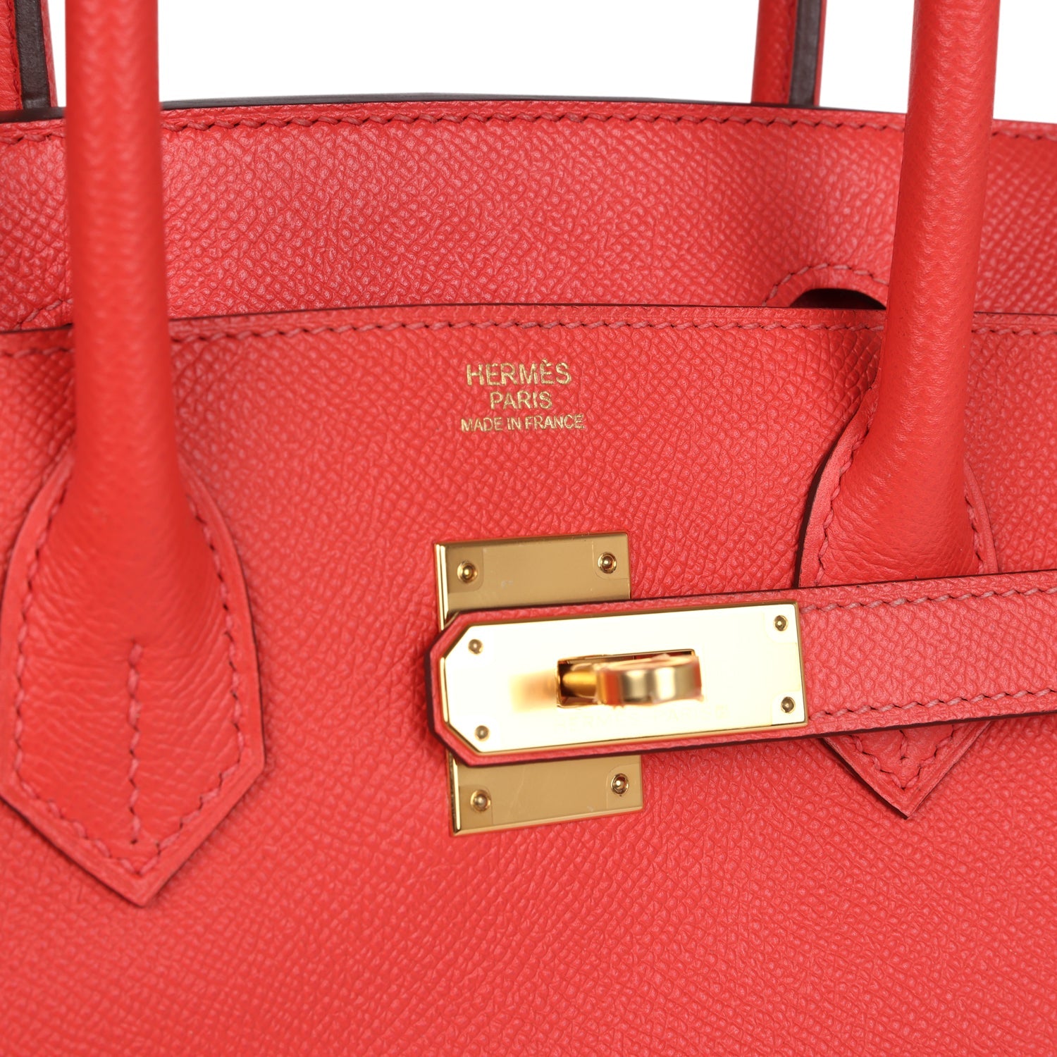 Hermes Birkin 30 Rose Jaipur Epsom Gold Hardware - Image 8