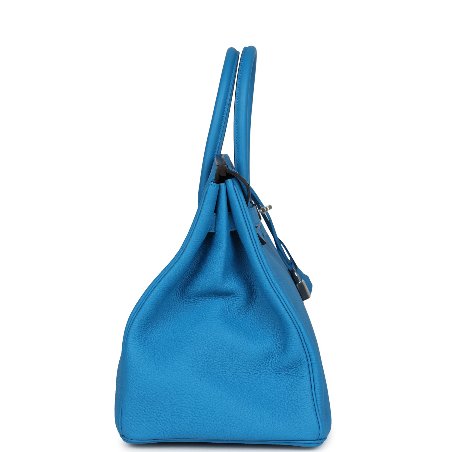 Hermes Birkin 35 Bleu Zanzibar Verso Togo Palladium Hardware - Image 2