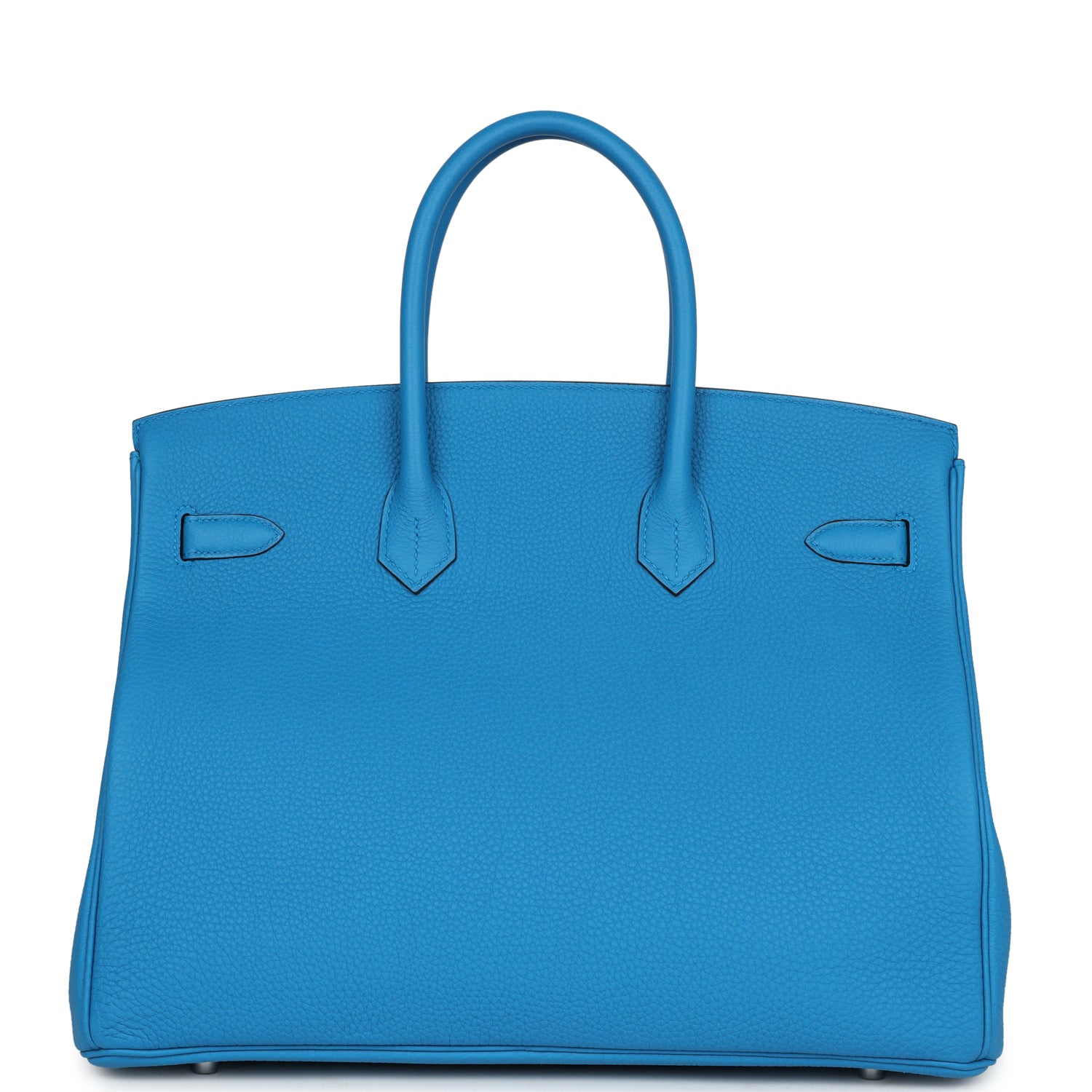 Hermes Birkin 35 Bleu Zanzibar Verso Togo Palladium Hardware - Image 4