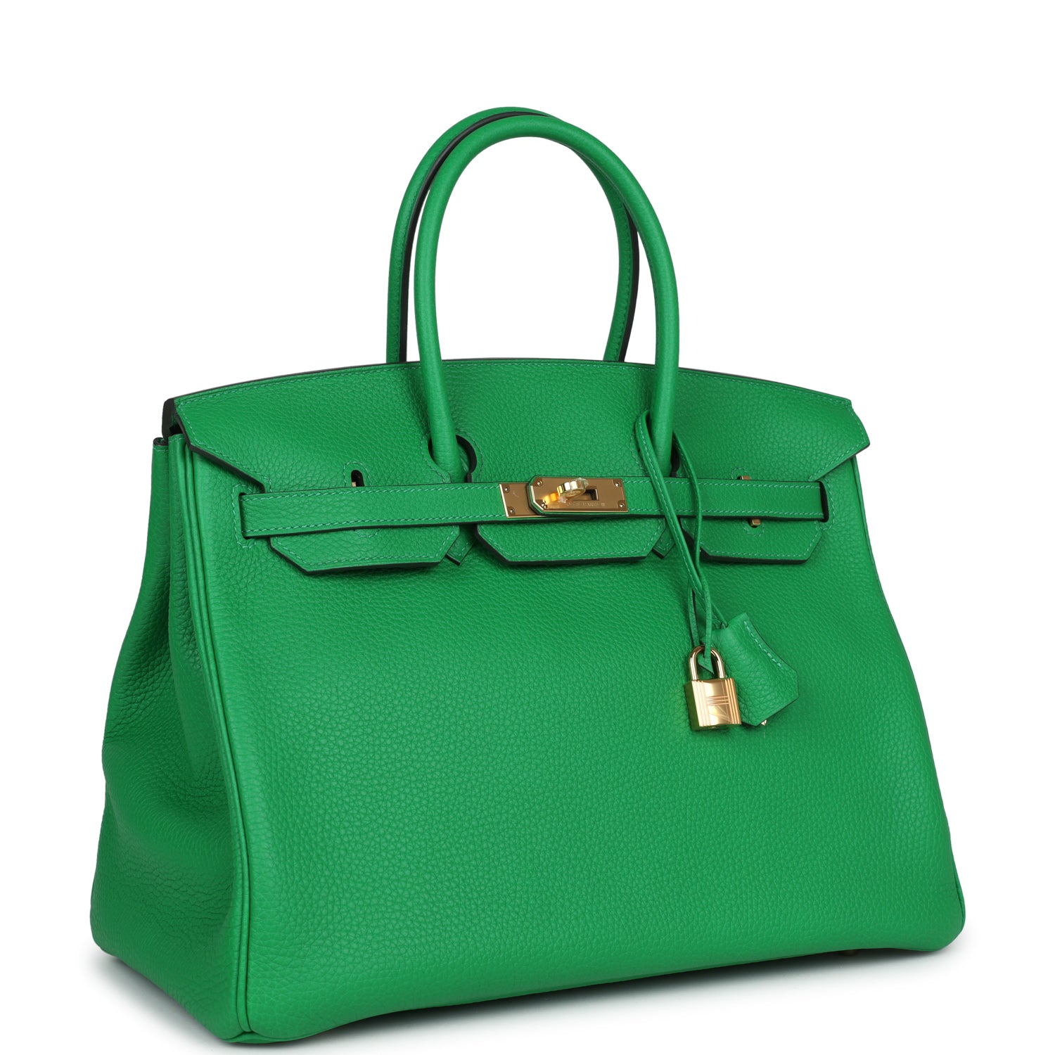 Hermes Birkin 35 Bambou Clemence Gold Hardware - Image 5