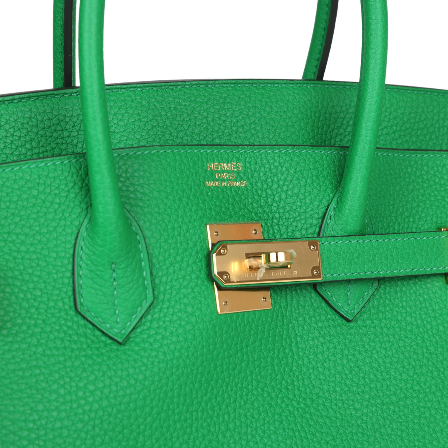 Hermes Birkin 35 Bambou Clemence Gold Hardware - Image 4