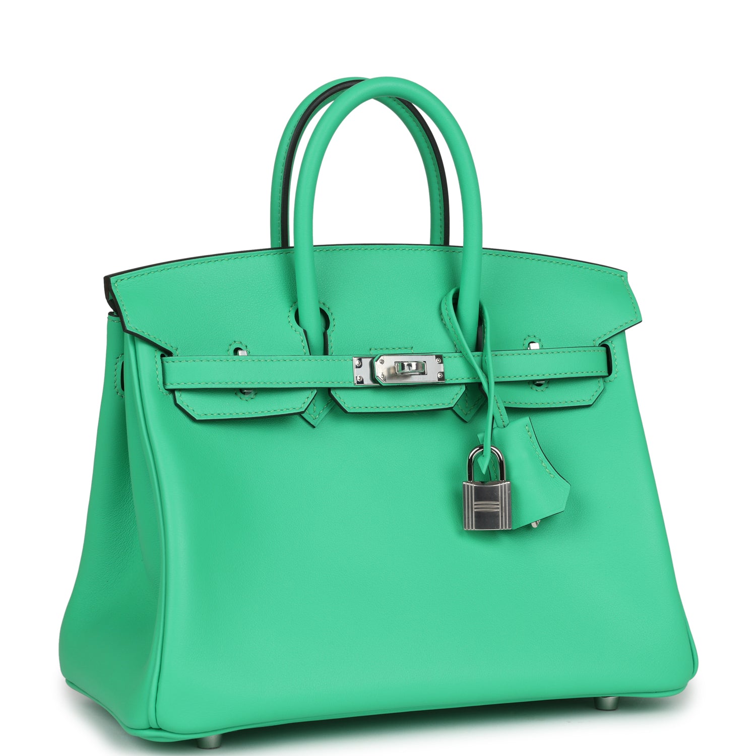 Hermes Birkin 25 Vert Comics Swift Palladium Hardware - Image 5