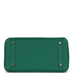 Hermes Birkin 30 Vert Vertigo Togo Gold Hardware