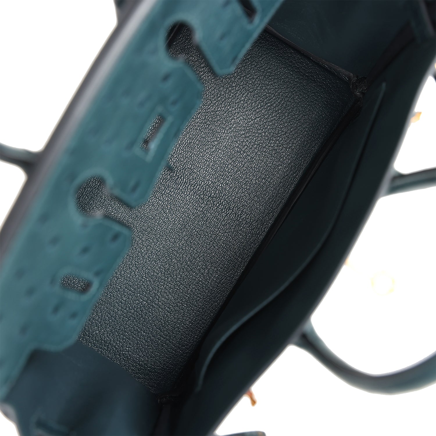 Hermes Birkin 25 Vert Cypres Ostrich Gold Hardware - Image 5